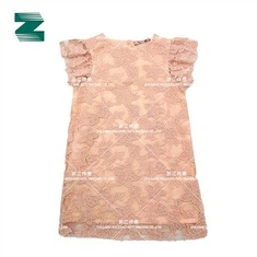 Хаљина за децу од чипке са поставом